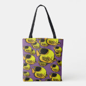 Gelb- und Orangenfische Tasche (Rückseite)