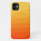 Gelb- und Orangenpolygonal Case-Mate iPhone Hülle (Rückseite)