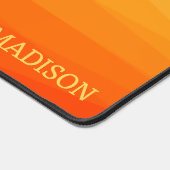 Gelb- und Orangenpolygonal Schreibtischunterlage (Ecke)