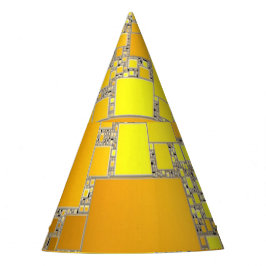 Gelb- und Orangenwurzel aus Party Partyhütchen