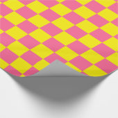 Gelb und rosa geschenkpapier (Ecke)
