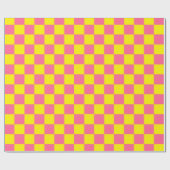 Gelb und rosa geschenkpapier (Flach)