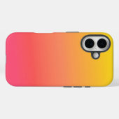 Gelb und rosa glänzen Case-Mate iPhone hülle (Rückseite (Horizontal))