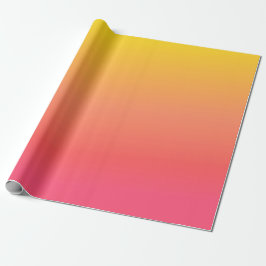 Gelb und rosa glänzen geschenkpapier