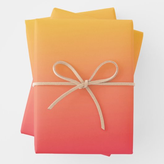 Gelb und rosa glänzen geschenkpapier set (Beispiel)