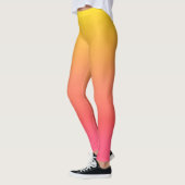 Gelb und rosa glänzen leggings (Links)