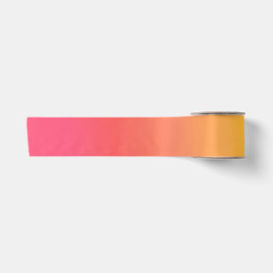 Gelb und rosa glänzen satinband