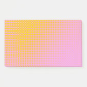 Gelb und rosa glänzende Post-it-Notizzettel Post-it Klebezettel (Vorderseite)