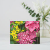 Gelb und Rosa Karte (Stehend Vorderseite)