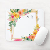 Gelb und rosa mousepad (Mit Mouse)