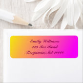 Gelb und rosa Ombre mit Charme (Insitu)