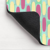 Gelb- und Rosatornen Mousepad (Ecke)