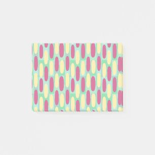 Gelb- und Rosatornen Post-it Klebezettel