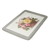 Gelb- und Rosenbäder Badematte (Schrägansicht)