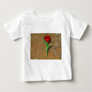 Gelb und Rot Baby T-shirt