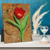 Gelb und Rot Fotoplatte (Seite)