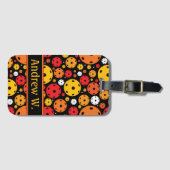 Gelb und Rot Gepäckanhänger (Vorderseite (Horizontal))