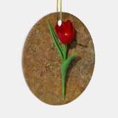 Gelb und Rot Keramikornament (Rechts)