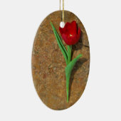 Gelb und Rot Keramikornament (Rechts)