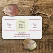 Gelb und rot, leuchtend orange visitenkarte