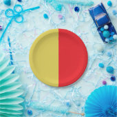 gelb und rot pappteller (Party)