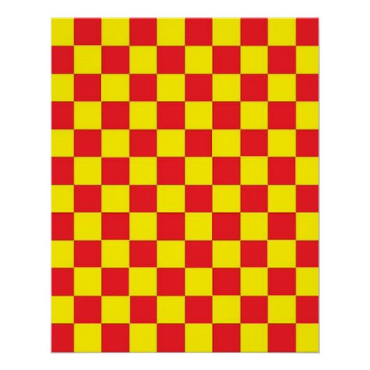 Gelb und Rot Poster (Vorderseite)