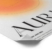 Gelb und rot poster (Ecke)