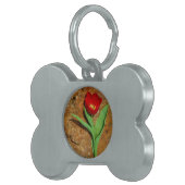 Gelb und Rot Tiermarke (Vorderseite rechts)