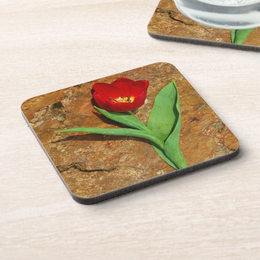 Gelb und Rot Untersetzer (Linke Seite)