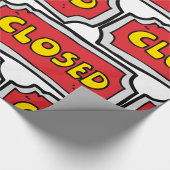 Gelb- und Rotweinzeichen Geschenkpapier