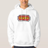 Gelb- und Rotweinzeichen Hoodie (Vorderseite)