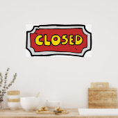 Gelb- und Rotweinzeichen Poster (Küche)