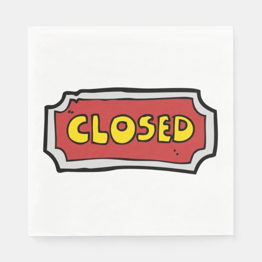 Gelb- und Rotweinzeichen Serviette (Vorderseite)