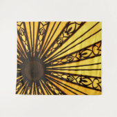 Gelb und Schwarz Architektur Wandteppich (Vorderseite (Horizontal))