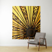 Gelb und Schwarz Architektur Wandteppich (Beispiel)