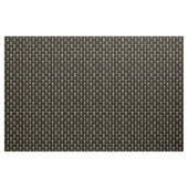 Gelb und Schwarz Art Déco Abstrakt Stoff (Yard (91,4 cm))