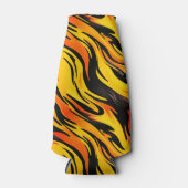 Gelb und Schwarz Flaschenkühler (Vorderseite)