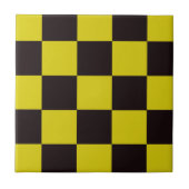 Gelb und Schwarz Fliese (Vorderseite)