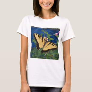 Gelb und schwarz Frack Schmetterling T-Shirt