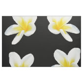 gelb und schwarz-Frangipani-Muster, Stoff (Fat Quarter (45,7 x 55,9 cm))