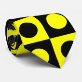 gelb und schwarz gelb krawatte (Gerollt)