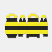 Gelb und schwarz gestreift geschenkschachtel (Ungefaltet)