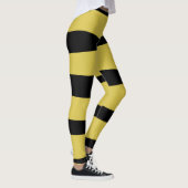Gelb und schwarz gestreift Legging Leggings (Rechts)