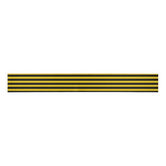 Gelb und schwarz gestreift ripsband (Vorderseite)