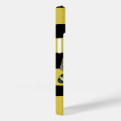 Gelb und schwarz gestreifte OtterBox iPhone Gehäus Case-Mate iPhone Hülle (Rückseite / Rechts)