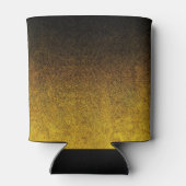 Gelb- und Schwarz-Glitzer-Gradient Dosenkühler (Rückseite)