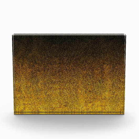 Gelb- und Schwarz-Glitzer-Gradient Fotoblock (Vorderseite)