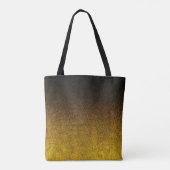 Gelb- und Schwarz-Glitzer-Gradient Tasche (Rückseite)