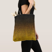 Gelb- und Schwarz-Glitzer-Gradient Tasche (Von Nahem)