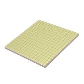 Gelb und schwarz kariert Minimalistisch Fliese (Seite)